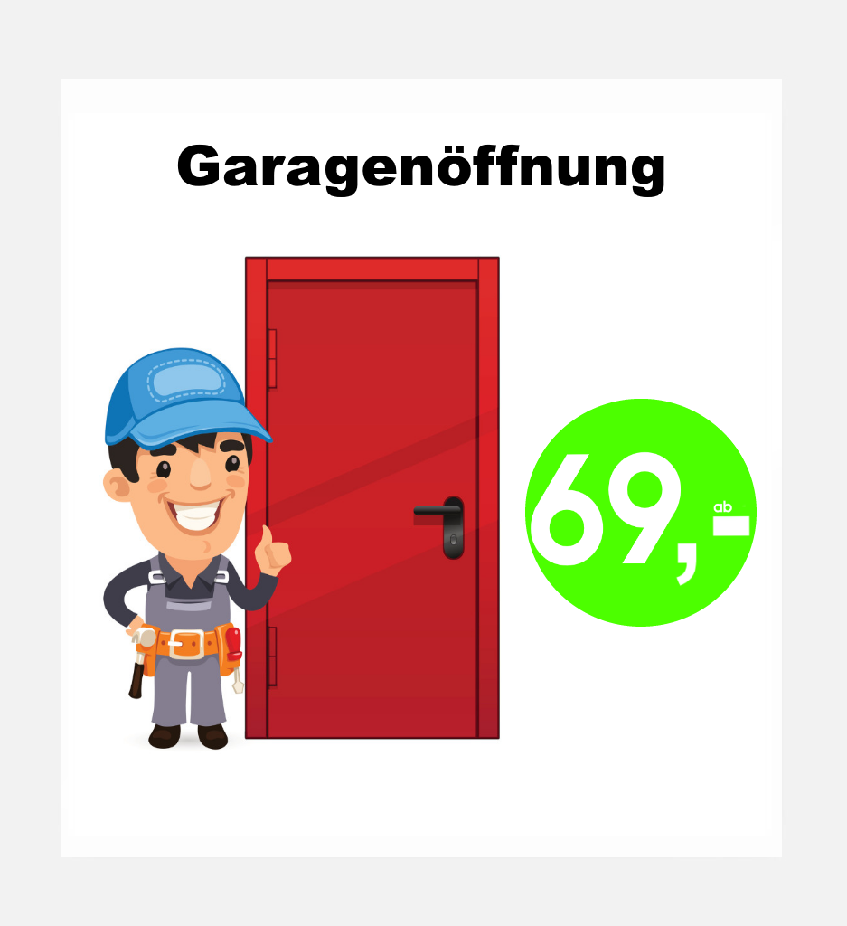 Schlüsseldienst Duisburg Großenbaum 24/7 Garagenöffnung zum Festpreis